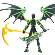 1PC 13-Jointed Posable 3D Printed Figurine Collection (3D Printed Material Is Relatively Fragile And Easy To Break, Please Handle With Care, Requires Trimming And Assembly) - Collectible, Birthday Gift, Easter Gift, Halloween Gift, Christmas Gift, Perfect Gift - Multicolor - View 11