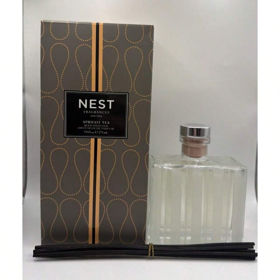 Nest Fragrances New York APRICOT TEA Reed Diffuser 5.9oz New In Box - 如圖所示 - 查看 1