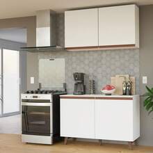 Cocina Integral Completa Modular Madesa Reims 120cm BB - Blanco - Ver 1