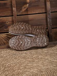 女士透气网面休闲鞋，镂空套脚设计，舒适软底休闲鞋，护士鞋，妈妈鞋 - 棕色 - 查看 7