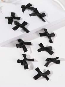 10个Y2K芭蕾舞风格蝴蝶结发夹，多巴胺装饰甜美发饰，送给女朋友、妈妈、老师的礼物，爪夹，发卡，发夹，头饰 - 彩色 - 查看 16