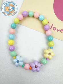 可爱甜美狗狗项链，马卡龙色宠物项链，手工串珠猫项圈，高弹可调节猫项圈，花朵装饰颈带，适合小型犬猫，适合日常和玩耍的猫狗饰品，宠物服装装饰，狗狗小猫项圈，宠物项圈，卡通猫项圈，宠物礼物，拍照道具，可爱宠物项链，狗狗项链，小狗项链，狗狗项链 - 彩色 - 查看 16