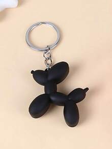 1pc Cute Balloon-Shaped Little Dog Keychain As A Gift Car Accessories Bag Charm School Goth Y2k - Multicolor - View 3
