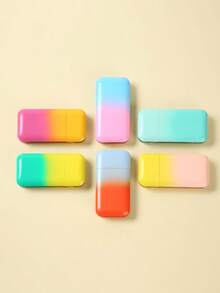 1 husă de țigară unisex colorată cu gradient, cu deschidere prin clapă, accesoriu la modă pentru fumat - Multicolor - Vizualizare 2