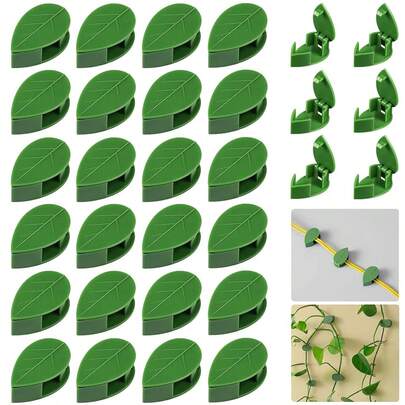 10/20/30/60 植物墙面固定夹，适用于攀援植物，隐形藤蔓牵引支撑支架，带粘性贴纸，适用于室内外花园装饰