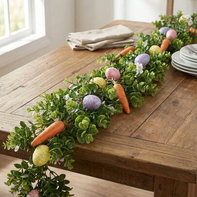 Easter Artificial Hanging Garland Plants Vine For Stylish Indoor/Outdoor Plant Decoration