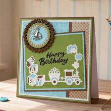 Creative Train Metal Cutting Dies, DIY Scrapbooking Album And Embossing Stencil, Greeting Card Making Tool, Card Paper Cutting Crafts ,Gift Card Making Template Die Cuts.