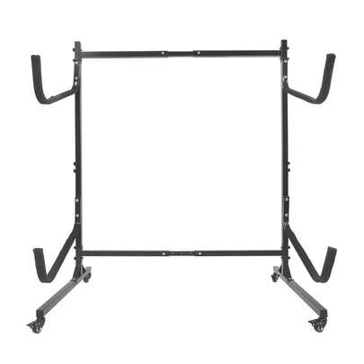 ZhdnBhnos Kayak Rack For Garage, Outdoor Storage Kayak Holder, Adjustable Heavy Duty Kayak Stand With Wheels, Freestanding Storage Rack For Kayak/Canoe/Surfboard/Paddleboard