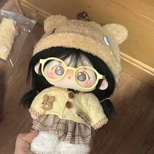 可愛酷炫娃娃衣，卡皮巴拉、可愛熊，適合 20cm / 7.87 英吋娃娃衣，適合生日禮物和節日禮物送給朋友和同學（僅含衣物，不含娃娃） - 彩色 - 查看 6
