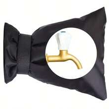 2/4pcs Winter Outdoor Faucet Covers, Traditional Anti-Backflow Device, Faucet Protector Caps (Indoor/Outdoor), Anti-Freeze, Suitable For Garden & Kitchen Faucets - 15*18cm - View 2