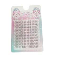 80pcs/Set Transparent Wispy Eyelash Extensions, DIY Individual Lashes 7mm-12mm, Delicate, Lengthening, Natural-Looking - Multicolor - View 8