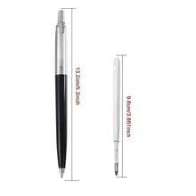 A Classic T-Wave Ballpoint Pen/Semi-Steel Metal Press Ballpoint Pen/Business Office Signature Pen/Creative Advertising Gift Pen/Student Calligraphy Practice Pen/Replaceable Pen Refill - Pen - View 8