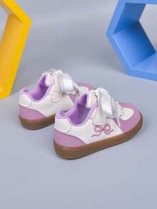 Zapatillas deportivas de estilo ballet para niñas pequeñas, Colección Primavera/Otoño 2026 - Morado - Ver 4