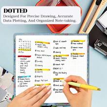 Travelers Notebook Inserts With PVC Sleeve Holder,Dotted Paper, Standard Regular TN Journal Notebook For Journals,Dis,Planners,30 Sheets,8.5\ X 4.7\,Lily Morris - LilyMorrisPVC&點狀 - 查看 5