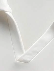 GRDR Men's Minimalist Airplane Collar Short Sleeve T-Shirt, Casual Commuter - White - View 6