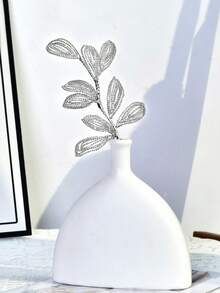 1束人造水钻花束，适用于室内家居桌面装饰、婚礼、节日庆典派对装饰以及户外花园装饰。 - 銀色 - 查看 6