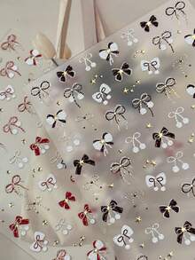 Bow Tie Nail Art Stickers Nails Nail Supplies - Multicolor - View 2
