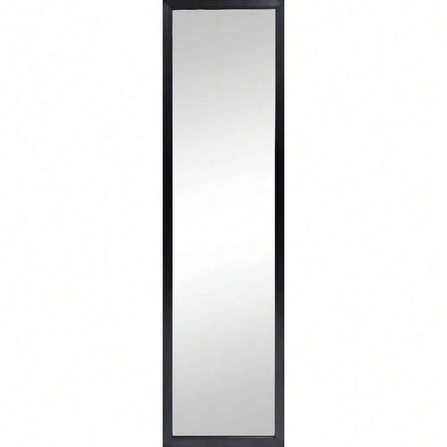 Large Wall Mirror 13x49 Inches Black Rectangle For Bathroom Living Room Decor - 1 - Xem 1