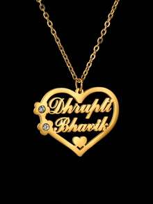 [Valentine's Day Series] Personalized Customized Love Nameplate, Personalized Customized Jewelry, Exclusive Customized Name, Stainless Steel Customized Jewelry, Exquisite Gift Box, Valentine's Day Gift - Double Chain - View 7