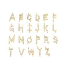 1pc New Classic Initial Eye Pendant Golden Stainless Steel Chain Necklaces For Women - Yellow Gold - View 4