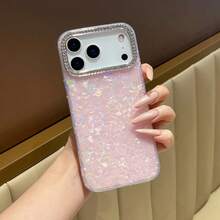 Pink Heart-Shaped Phone Case, Compatible With IPhone 17 Pro Max/17 Pro/17/16 Pro Max/16/16 Pro/16 Plus/15/15 Pro Max/15 Pro/15 Plus/11/12/13/14 Pro Max/12 Pro/12 Pro Max/13 Pro/13 Pro Max/14 Pro/14 Pro Max/14 Plus, Hard Protective Case, IMD Process - Pink - View 9