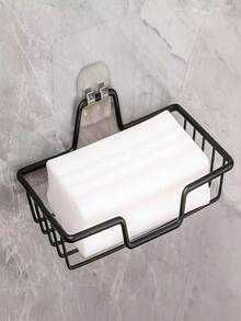 2pcs Stainless Steel Soap Dish Holder, Bathroom Soap Tray Rack, Wall Mounted Soap Dish Holder - Multicolor - View 4