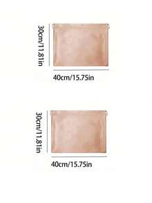 缎面抽绳防尘袋，适用于珠宝首饰及配饰；丝绸抽绳旅行收纳袋；便携式抽绳封口袋，适用于衣物鞋履；大容量手提包防尘袋；自封抽绳收纳袋；旅行配件收纳整理便携式防尘袋 - 香檳色 - 查看 12