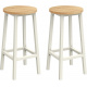 Beige Roble + Blanco