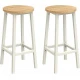 Beige Roble + Blanco