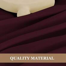 Fitable 6 Pack Burgundy Tablecloths For Round Tables - 108 Inches In Diameter - Stain Resistant And Washable Table Clothes, Polyester Fabric Table Covers For Wedding, Party, Banquet, Formal Events - Burgundy108InRound - View 4