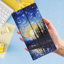 Travelers Notebook Inserts With PVC Sleeve Holder,Graph Paper, Standard Regular TN Journal Notebook For Journals,Dis,Planners,30 Sheets,8.5\ X 4.7\,Starry Sky - 星空PVC&Graph - 查看 7