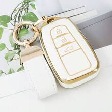 1pc Anti-Drop Anti-Dust Key Fob Cover, Suitable For Corolla, Camry, Avalon, Prius, GT86 And Other Models - one-size - View 5