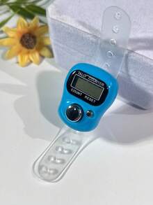 Mini Electronic Finger Counter/Ring-Shaped Manual Counter, Random Color Tasbih, Compact And Cute, Easy To Use And Operate, Suitable For Counting Prayers, Workouts, Business Activities, Customer Flow Statistics, Etc. - Multicolor - View 6