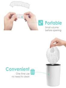 100pcs Disposable Shower Caps-Multi-Purpose Thickening Elastic Bath Cap Plastic Waterproof Clear Shower Cap Bath Shower Caps Women Spa,Men Hair Caps,Home Use,Hotel And Hair Salon, Travel. - Clear - View 7