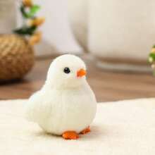 Cute Little Yellow Duck And Chick Plush Toy, Fun Jumping Chick Bag Pendant, Suitable For Car Decorations, Office Desks, Children's Companions, Christmas, Children's Day, Thanksgiving, Easter, Realistic Little Yellow Duck. - Multicolor - View 9