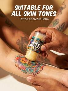 IOIOKISS 40克纹身护理霜，纹身膏棒，深层滋润滋养，恢复纹身色彩，防止褪色和开裂，舒缓敏感肌肤，促进愈合，天然温和，适用于新旧纹身，人体彩绘护理，便携装