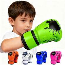 Guantes De Boxeo para Niños, 6 Oz, Guantes De Entrenamiento De Boxeo para Niños Y Niñas para Boxeo, Kickboxing, Muay Thai Y MMA, Guantes De Saco Pesado para Principiantes - Verde - Ver 4