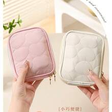 简约小巧唇膏袋，便携旅行化妆品收纳包 - 彩色 - 查看 4