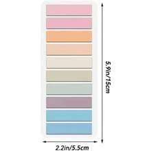 200 Pcs Purple Sticky Index Tabs Page Markers Notes Tabs Writable And Repositionable Book Flags Tabs Strip Index Tabs Filing Products For Page Marking Classify File Notebooks And Writing Pads - 紫色 - 查看 2