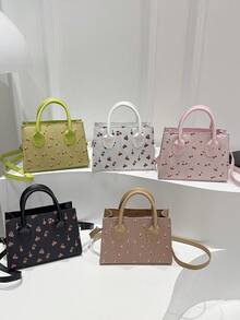 Fashionable Printed Handbag, Women's Personalized Minimalist Casual Crossbody Bag, Shoulder Bag - Multicolor - View 5