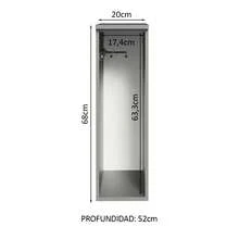 Gabinete Porta-toallas Cocinas Madesa Nice Con Tarja GG - Gris - Ver 2