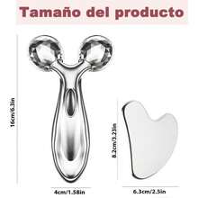 2 Piezas Herramienta Facial Gua ,Herramienta de masaje de acero inoxidable Guasha,Herramienta de Guasha Facial,Gua Board para Masaje Facial Antienvejecimiento,Cuidado de la Piel/Masaje Facial(Púrpura) - Multicolor - Ver 5