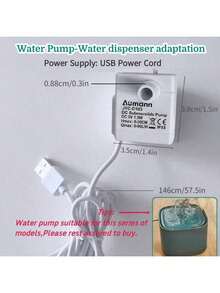 Dispenser Air Otomatis untuk Hewan Peliharaan (Kucing dan Anjing) Kapasitas 3L, Kabel Daya USB Tanpa Adaptor, Pompa Air (Filter Pengganti Dapat Dibeli Terpisah) - MultiWarna - View 20