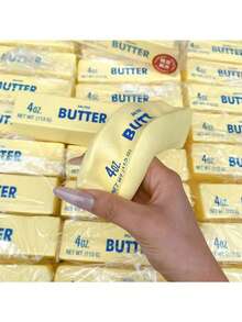 Soft Butter Stress Toy - Moist & Stretchy Fidget Stick For Anxiety Relief & Focus - Multicolor - View 4