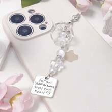 1-4PCS Cute Phone Charms Aesthetic Y2K Cell Phone Charms Strap Strawberry Butterfly Star PhoneCharm Y2K Accessories For Bag Keychain  Camera Pendants Decor - 花與魚 - 查看 7