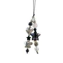 1-4PCS Cute Phone Charms Aesthetic Y2K Cell Phone Charms Strap Strawberry Butterfly Star PhoneCharm Y2K Accessories For Bag Keychain  Camera Pendants Decor - 1xFBlacksstar - 查看 1