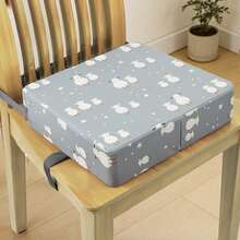 1pc Baby Booster Seat Cushion, Non-Slip Portable High Chair Pad, Toddler Dining Chair Riser - Multicolor - View 14