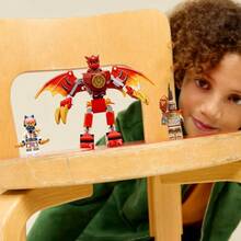 LEGO 乐高幻影忍者71851凯的龙战机甲积木玩具，适合男孩和女孩 - 彩色 - 查看 6