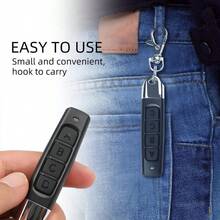 Universal Gate Opener Remote-433mhz Remote-Gate Control Remote - Cloning Remote Control Key Fob, 4 Buttons Universal Cloning Remote Control Key Fob 433mhz For Garage Door - Black - View 8