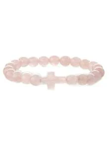 Natural Stone Turquoise, Volcanic Agate, Cross Bracelet, Popular Cross-Border E-Commerce Item - Bracelet - View 19